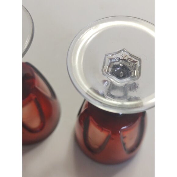 Gorgeous Vintage Luminarc France Shot Glasses Set of Four  2 oz. - Picture 5 of 12